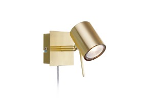 Sieninis šviestuvas HYSSNA LED Brass